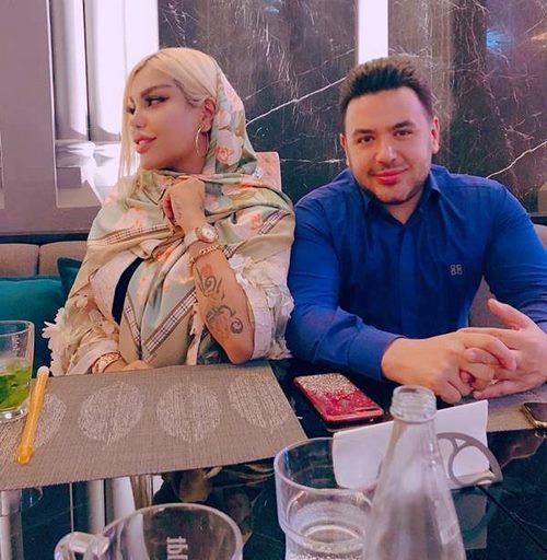 نگار رکنی و همسرش