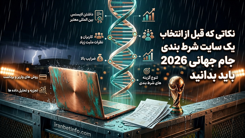 نکاتی که قبل از انتخاب یک سایت شرط بندی جام جهانی 2026 باید بدانید