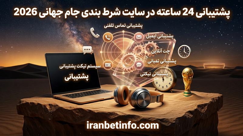 پشتیبانی 24 ساعته در سایت شرط بندی جام جهانی 2026